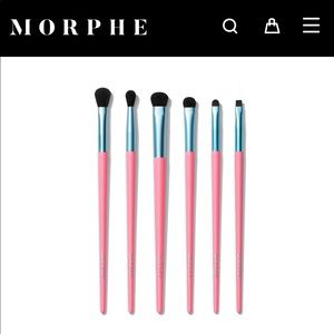 Brand new Morphe sweet oasis 6 piece eye brush set